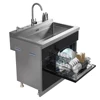 Stainless Steel Modern Luxury Smart 3-in-1 Built-in Dishwasher Kitchen Sink 4