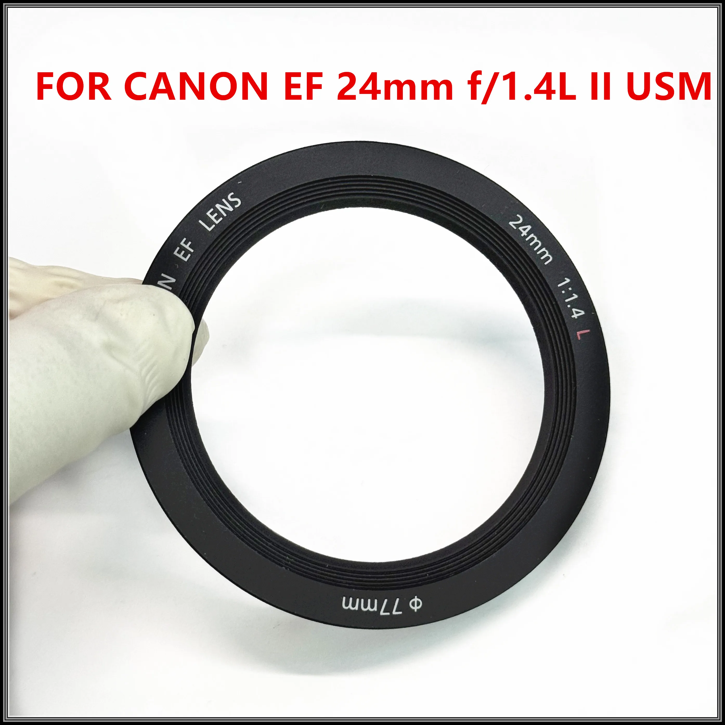 캐논 EF 24mm f/1.4L II USM 전면 이름 링 플라스틱 커버 부품 YB2-2019용 새 제품