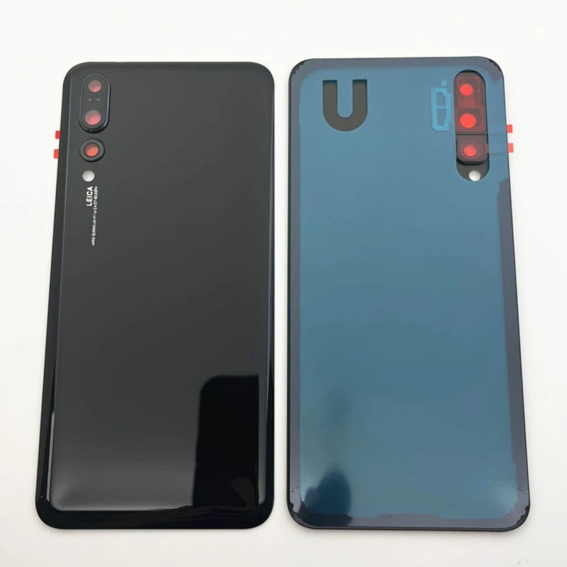 

New For Huawei P20 Pro Battery Cover Back 3D Glass Panel Rear Door Housing Case with Camera Glass Lens Replacement Parts