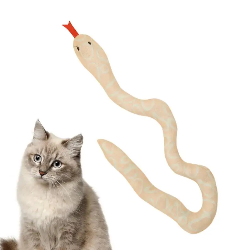

Snake Catnip Toy Cute Snake Shape Cat Chew Toys Cat Chew Toys Cat Supplies For Indoor Kitten Exercise