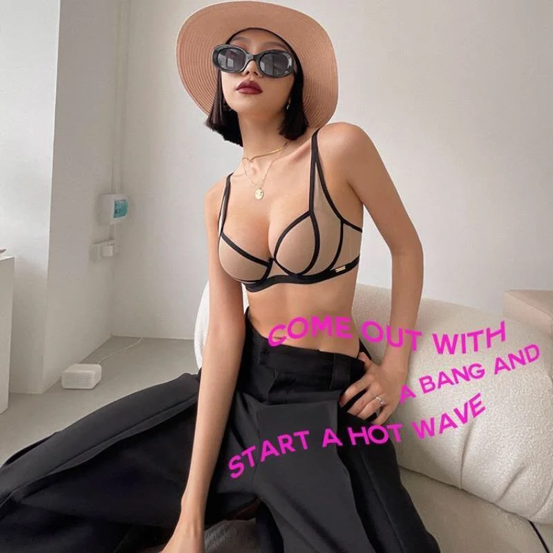 Ensemble Femme 2 Pieces Underwire Bras and Panty Set Girls Sexy Lingerie Set Women's Panties Underwear Bralette Mujer Lenceria