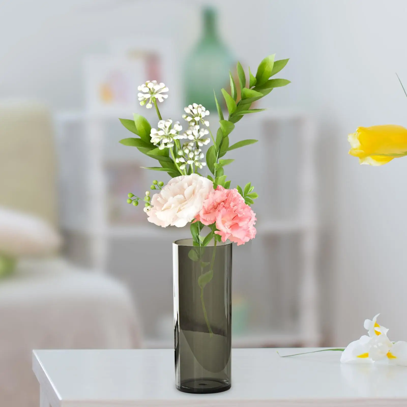 Flower Vase Flowerpot Decorative Organizer for Housewarming Fireplace Mantel