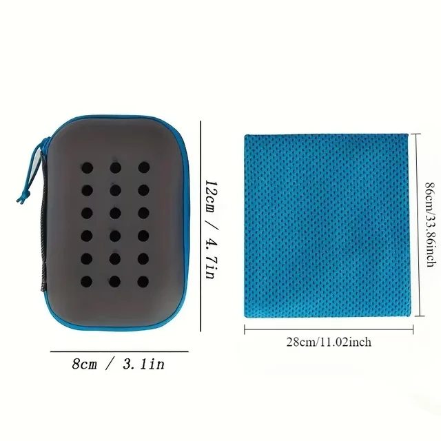 1PC New EVA Boxed Cold Sports Outdoor Cooling Fitness Towel Absorbent Instant Dry Cold Towel 5