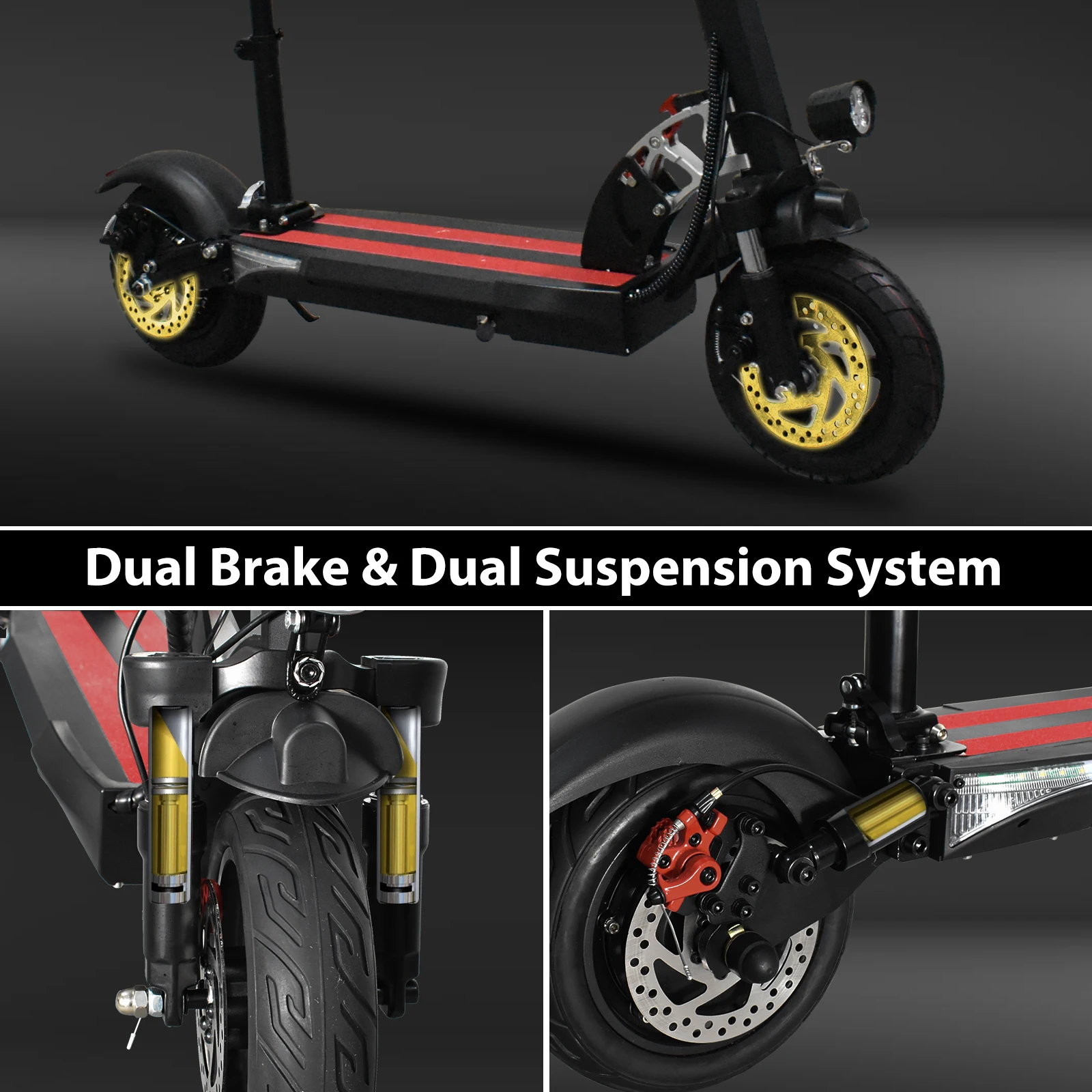 800W Motor E-Scooter/Electric Scooter for Adults 28MPH, 48V 15AH Folding Commute Elorbing electric scooter,Up to 31 Miles Range electric scooter