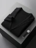 Autumn Winter Men Cashmere Sweater Button Cardigan Turn-Down Collar 100% Merino Wool Pocket Knitwear Soft Casual Fashion Coat 3