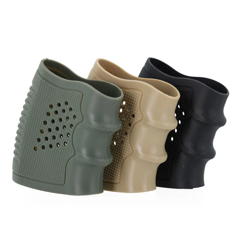 Gant caoutchouc poignée pistolet anti-dérapant manchon protection pêche chasse armes