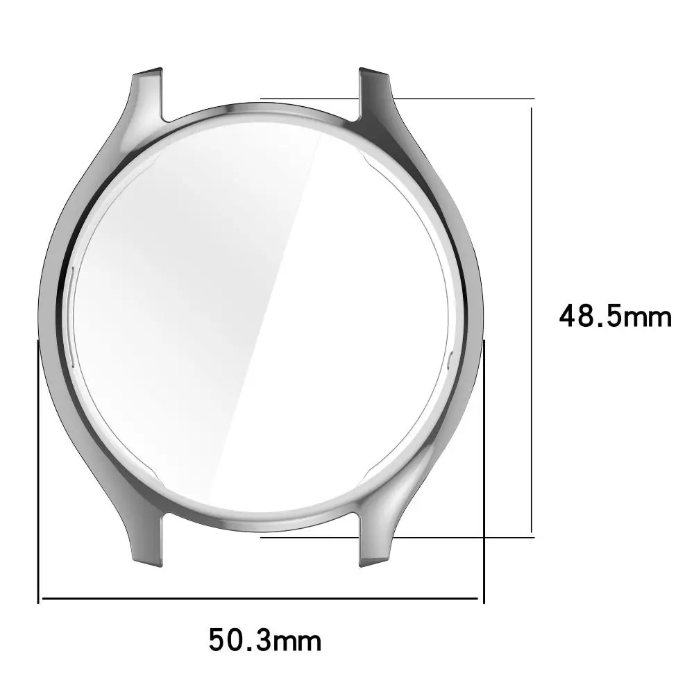Premium TPU Full-Cover Smart Watchband Screen Protector Shell - Soft Protective Accessory
