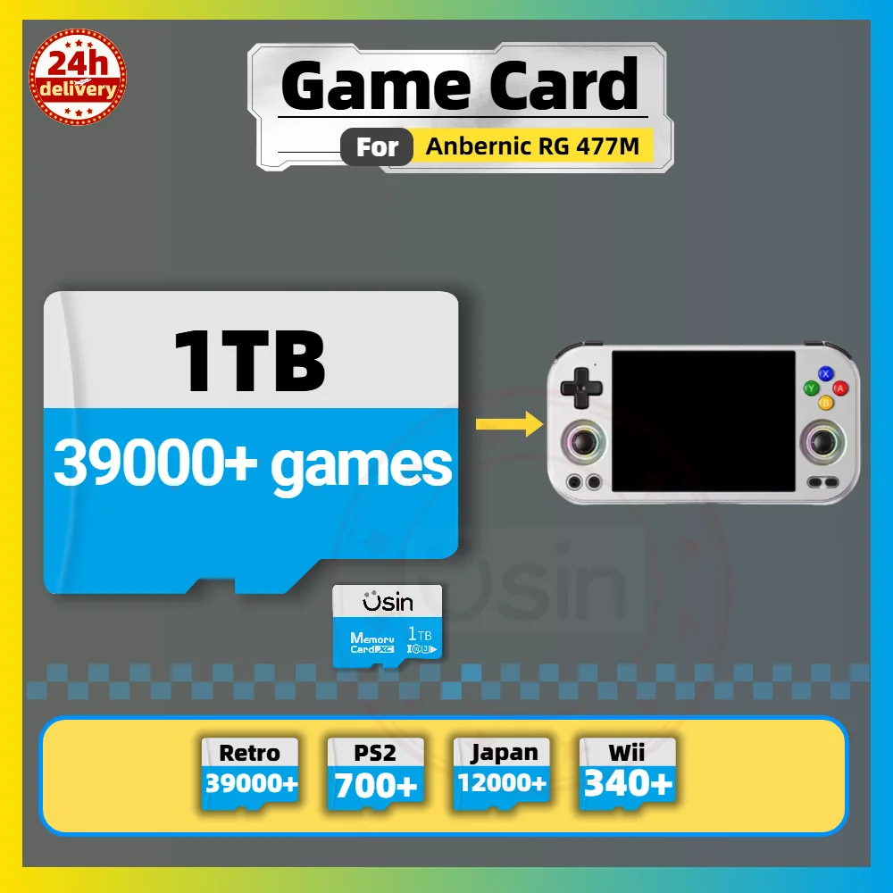 Game SD Card For Anbernic RG477M RG 477M Gaming Console Memory TF