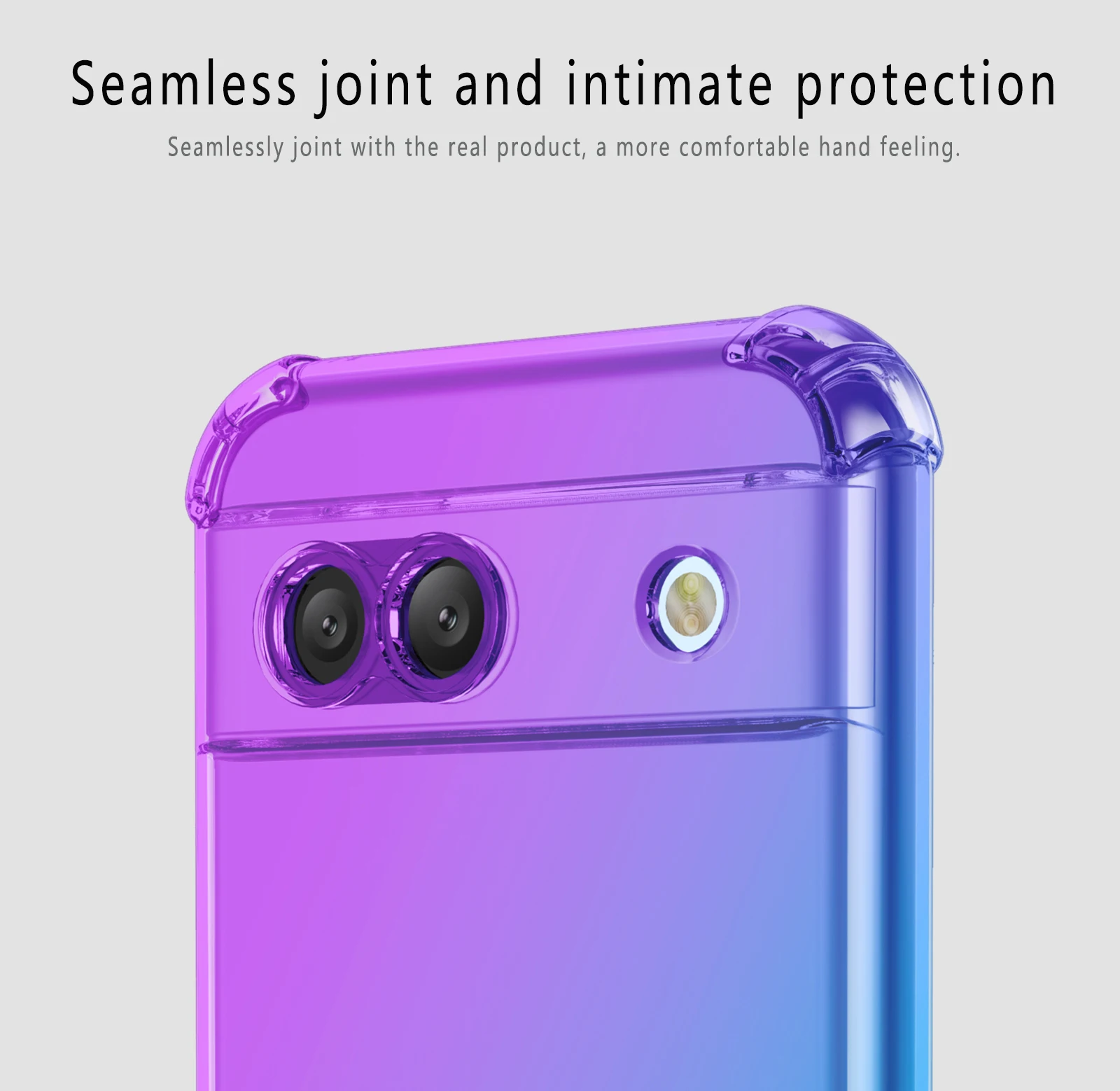 Shockproof Gradient Airbag TPU Protective Phone Case