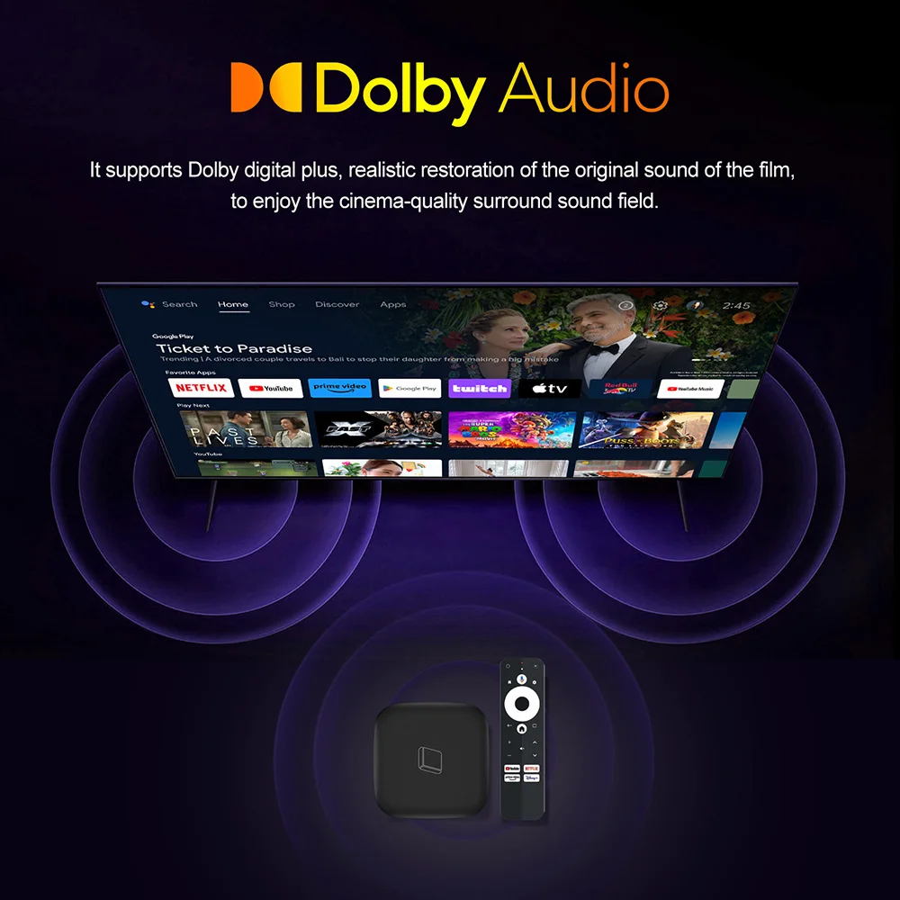 Amlogic S905X4 스마트 TV 박스, 안드로이드 2024, 4KX2K, 안드로이드 11.0, TVBOX, 2.4G, 5G, 와이파이 RAM, 2GB ROM, 16GB, 하코 프로 IP TV 셋톱 박스