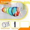 Kids Play Tunnel Tent for Toddlers Colorful Pop Up Crawl Toy for Baby or Pet with Breathable Mesh Collapsible Gift for Game 4