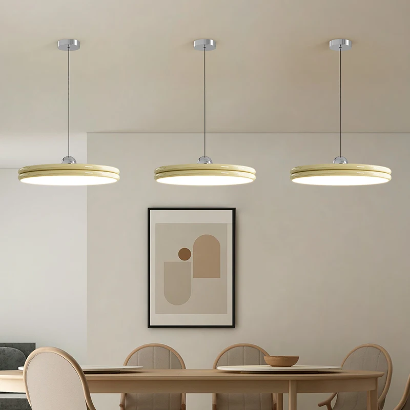 

Round Led Pendant Light Modern Home Hanging Lamp Chandeliers Pendant Lamp for Dining room Kitchen Table Resturant Bedroom Bar