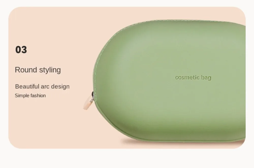 High Quality Silicone Cosmetics Storage Bag Large Capacity Waterproof Makeup Organizer Bag Handbag Women