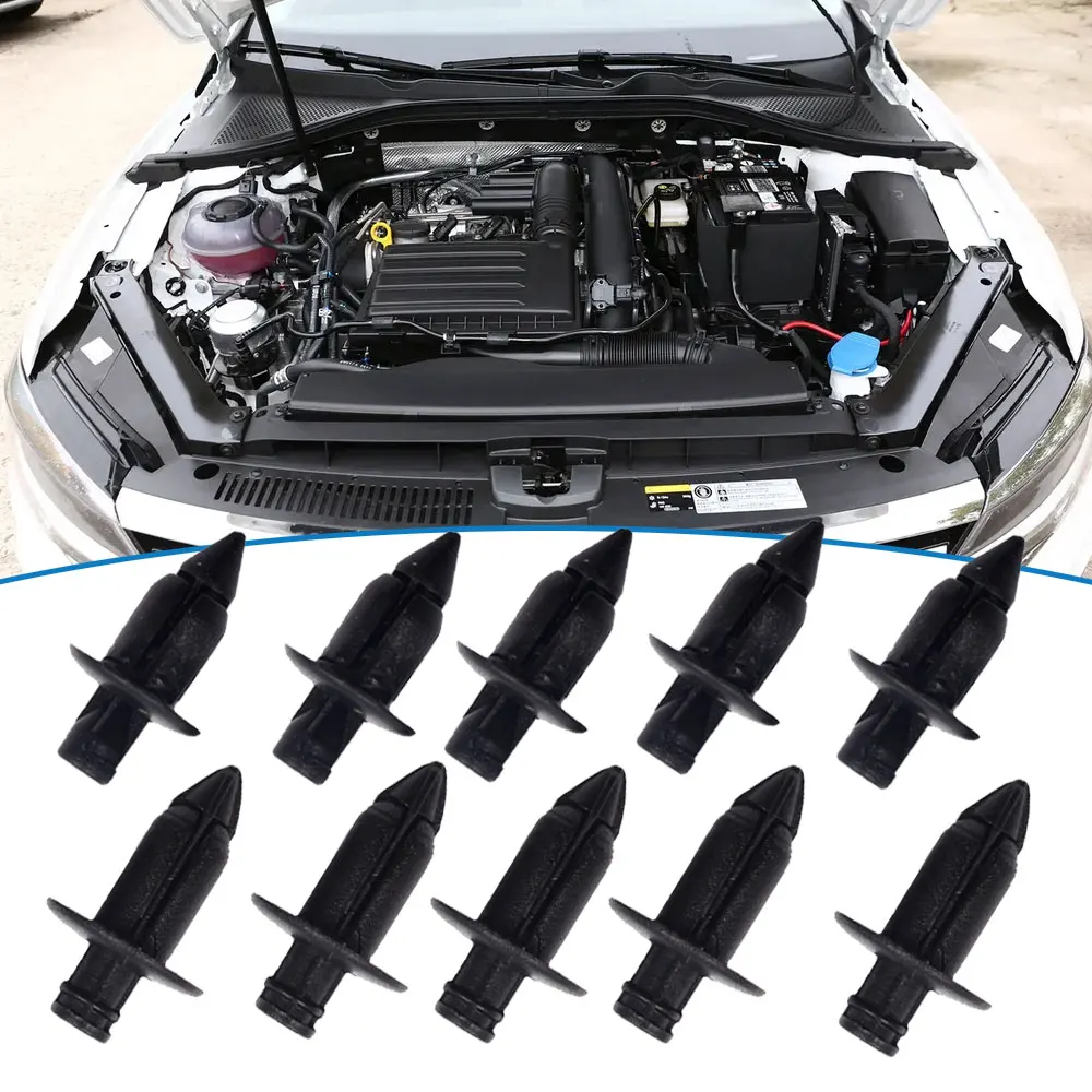 20x Car Plastic Fairing Rivet Setting Panel Fastener Clips 4 Size Mix Push Pin Auto Fastener 6mm 7mm 8mm Interior