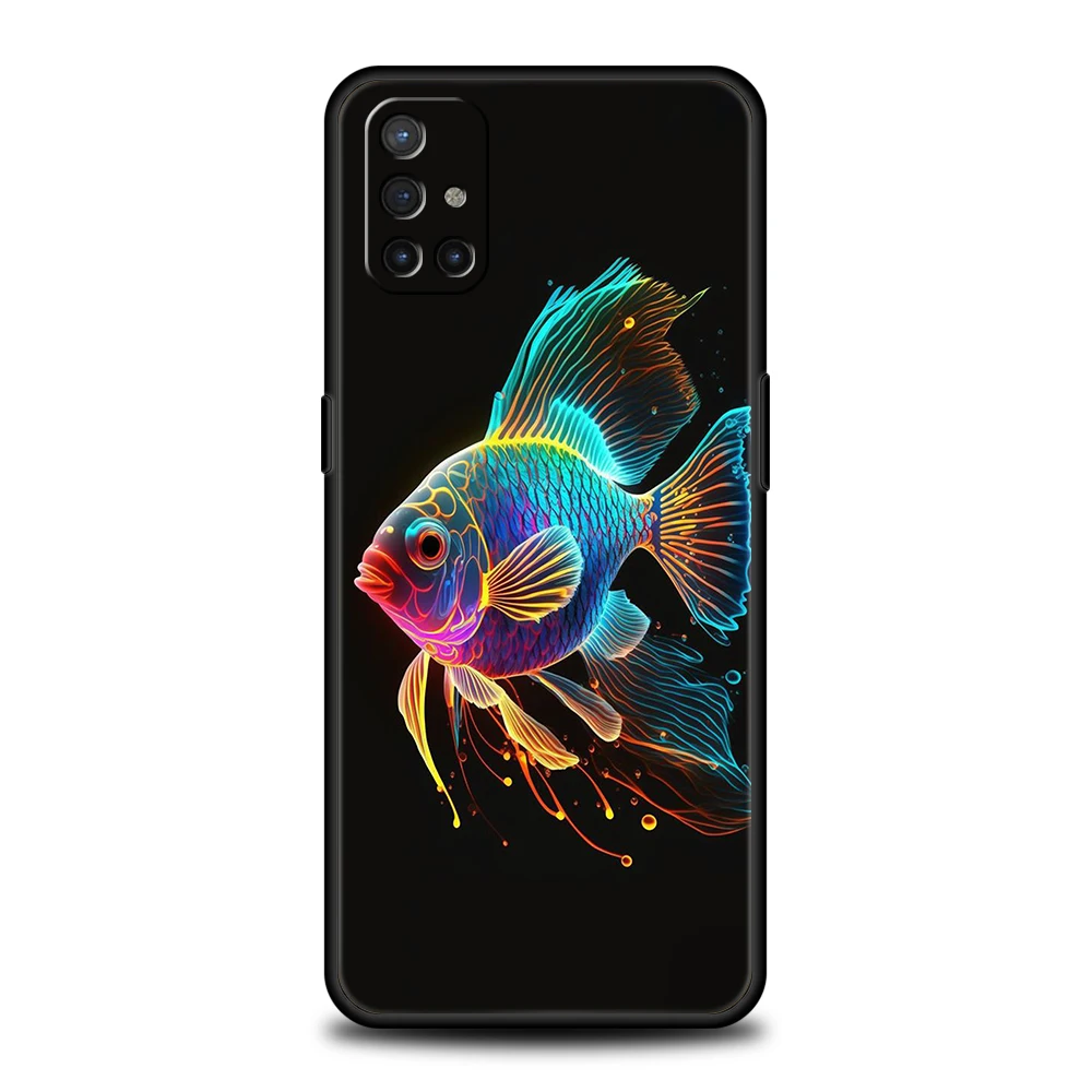Charming Fish Design Silicone Phone Case Cover