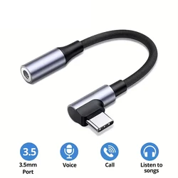 Ultra - Slim Type - C to 3.5mm Audio Adapter | Compact and Portable Design (C to 3.5mm Cable)