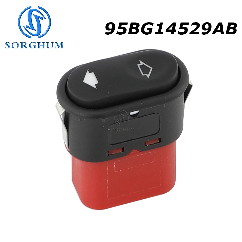 Sorghum Interruttore Alzacristallo Elettrico Pulsante Singolo Controllo Muslimper Ford Escort Mk6 Mondeo Mk1 Mk2 Scorpio Transit 6 Pin