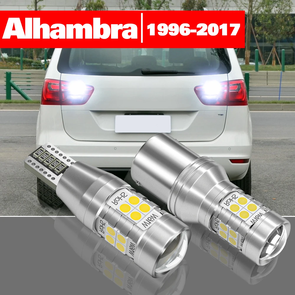 

For Seat Alhambra MK1 7V8 7V9 MK2 710 711 1996-2017 2pcs LED Reverse Light Backup Lamp Accessories 2010 2011 2012 2013 2014 2015