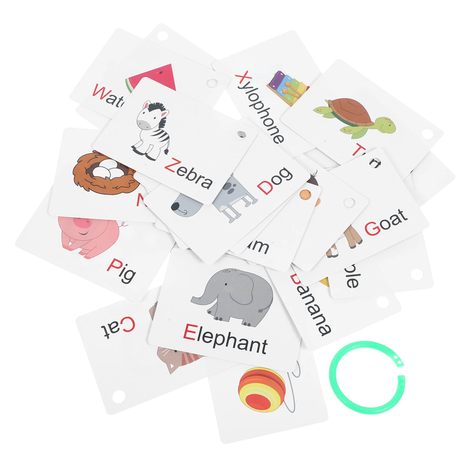 

Early Education English Cards Flash Children Accessory Paper Kids Plaything for Toddlers Learning Toy Household Study Portable