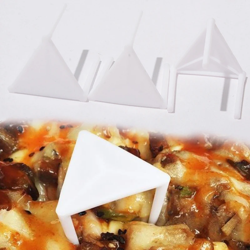 100Pcs Pizza Saver Stands Fixing Rack Pizza Holder Packing Tripod Plastic Tripod Stack