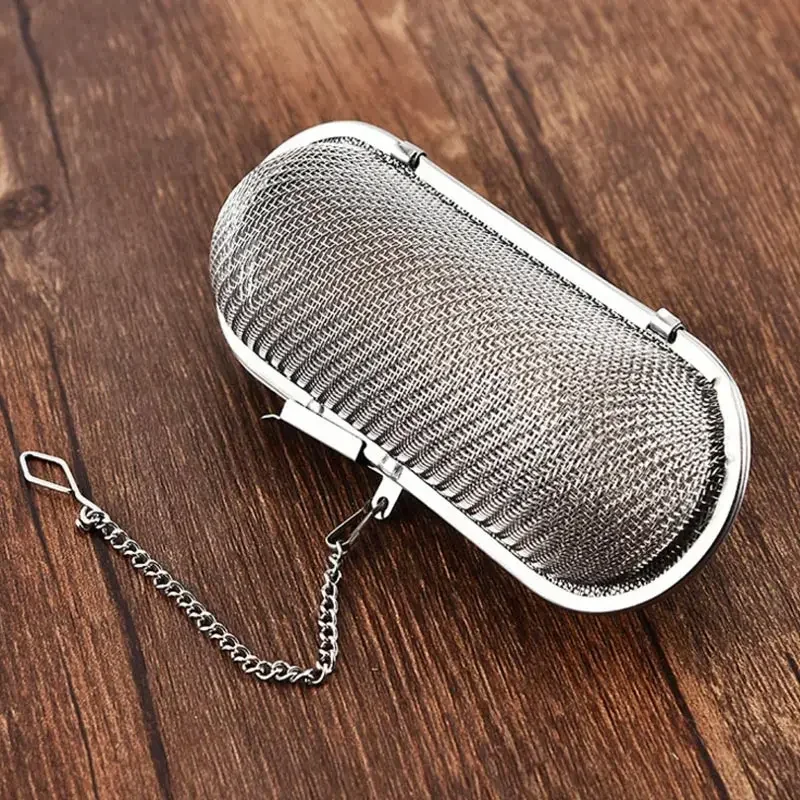 Reusable Tea Infuser Filter Stainless Steel Spice Loose Leaf Herbal Kitchen Gadgets Strainer Tools