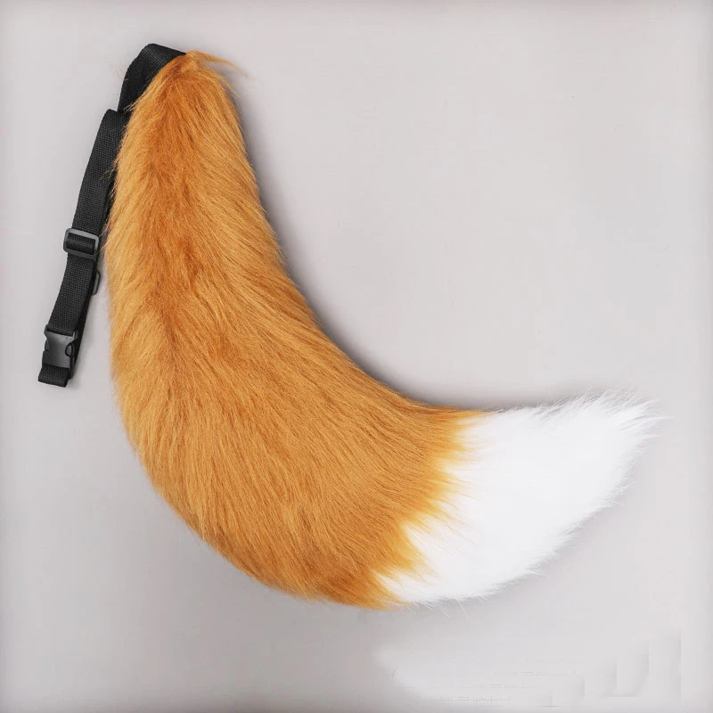 

Fursuit Kigurumi Furry Costume Kig Handmade Animal Ear Tail Plush Cosplay Accessory Prop Fox Tail Wolf Tail Lolita