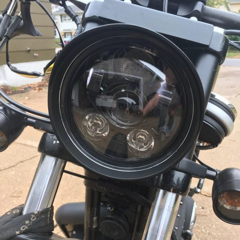 Inch LED Headlight DRL For Harley Sportster 1200 XL1200L