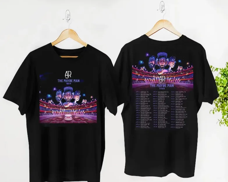 

Футболка AJR The May Man Tour 2024, футболка фаната группы AJR, концерт может человек