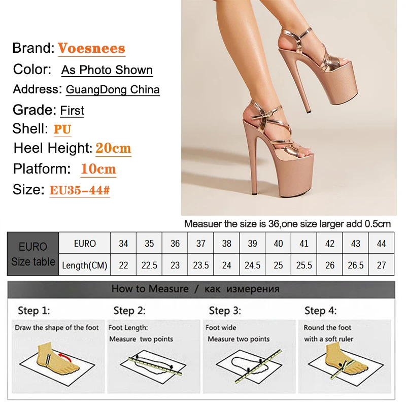 Champagne PVC Transparent Upper Platform Women's Modern Sandals Sexy Exotic Pole Dance Shoes Party Nightclub Wedding High Heels