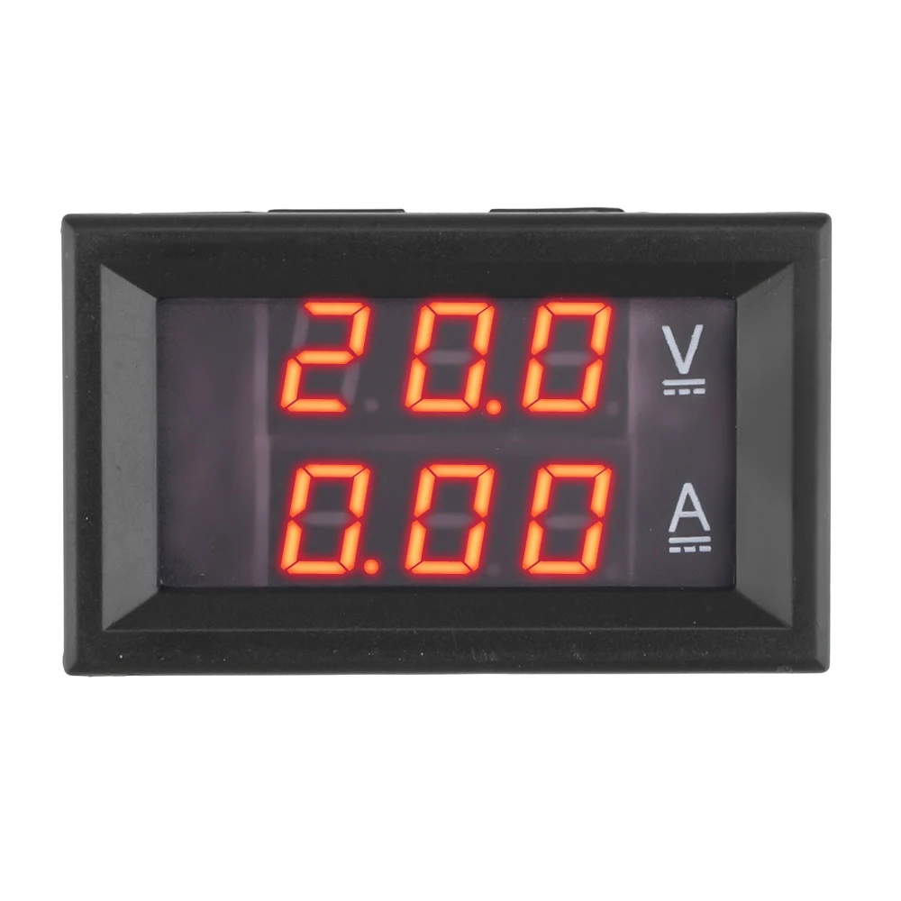 DC4.5-30V 30A 50A 미니 디지털 전압 Ammeter 3 비트 0.28 듀얼 LED 전압 전류 미터 볼트 검출기 테스터 내장 션트