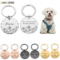 “MICROCHIPPED” Personalized Pet Plate ID Tag – Customizable Stainless Steel Collar Accessory