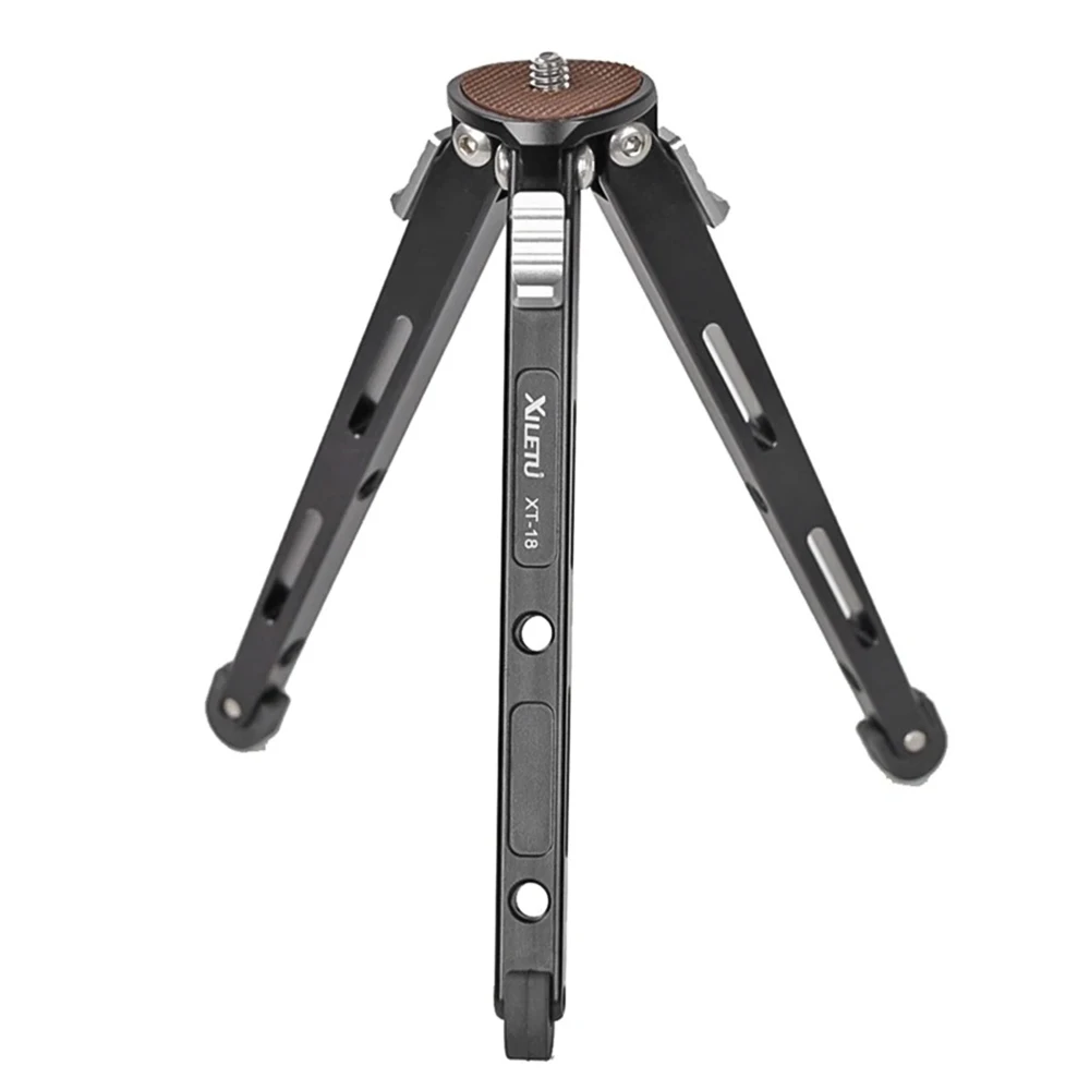 XILETU MC-22 + XT-18 미니 삼각대 스탠드, 알루미늄 합금 유연한 볼 헤드 콜드 슈 페이로드, 라이브 스트리밍용, 데스크탑 삼각대, 3kg