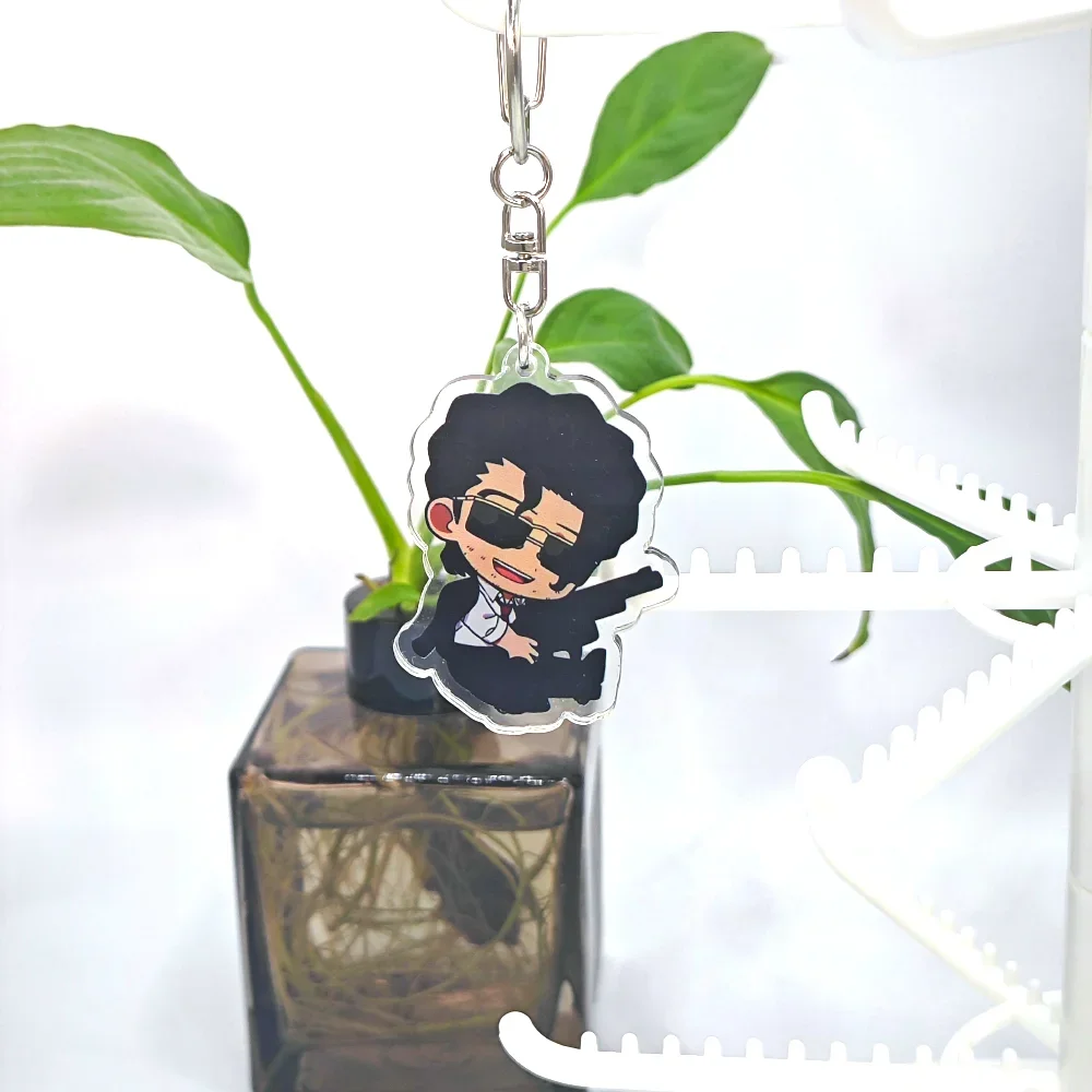 Cartoon Anime Pendant Keychains Holder Car Key Chain Key Ring Mobile Phone Bag Hanging Undead Unluck