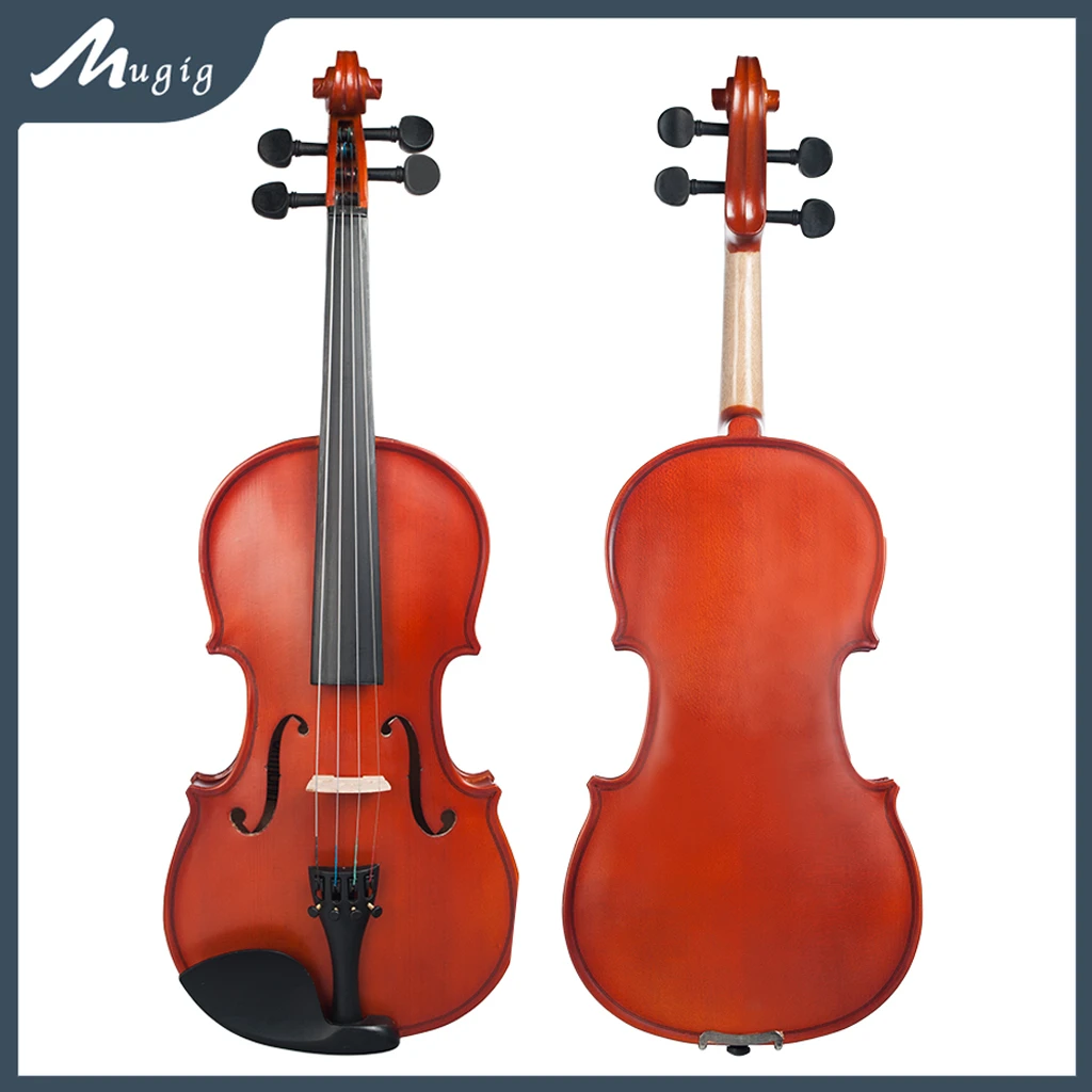 Violín de madera maciza para principiantes, juego violín artesanal listo para jugar, mejora de tono 4/4, 1/2, 1/4, 1/8| | - AliExpress