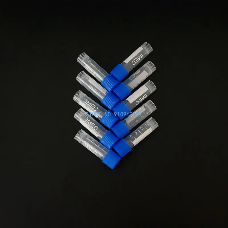 100-500Pcs/Lot 1.8ml(2ml) Graduated Lab Plastic Freezing Tube Cryo Preservative Tube Sample Cryovial Cover plastic test tubes