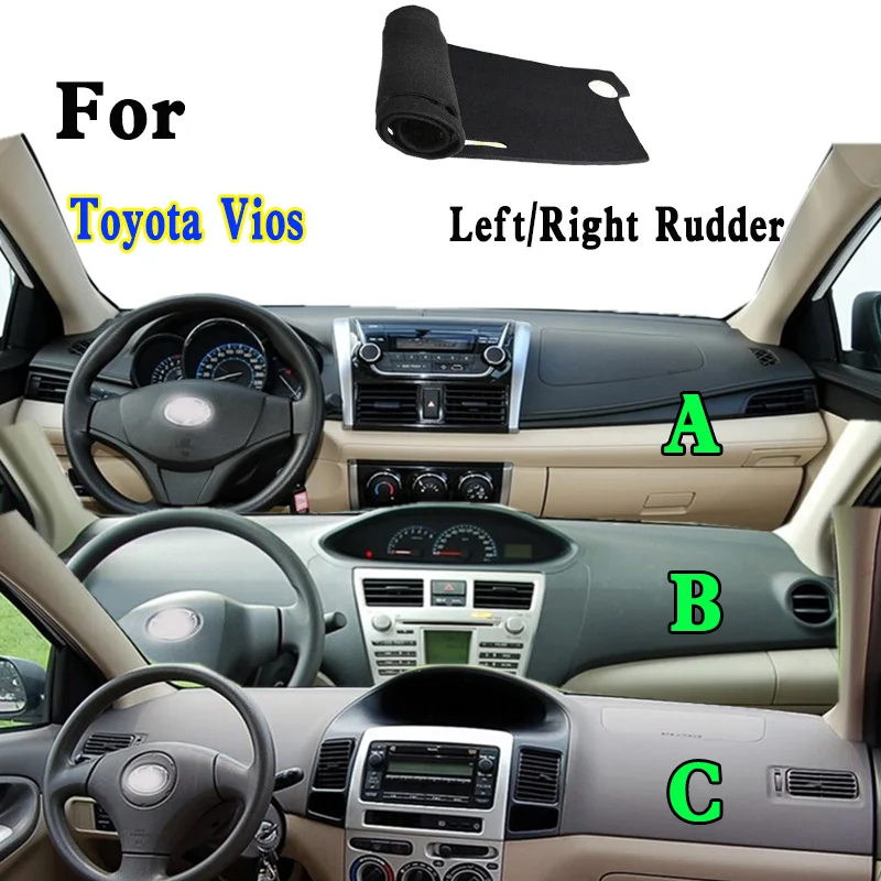 

Защитный коврик для приборной панели Toyota Yaris Vios NCP92 P4 NSP150 NSP151