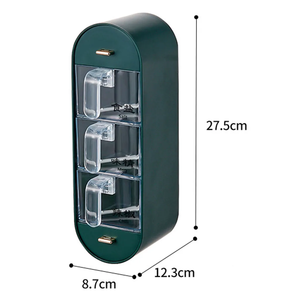 

Household Condiment Box Dismountable Space-saving Condiment Case Kitchen Accessories