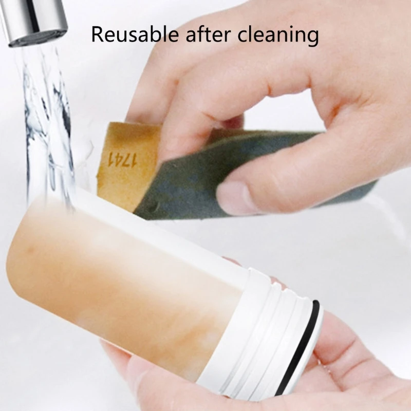Water Tap Filter Cartridge Inner Ceramic Filter Water Purifier Dechlorination Practical Convenient 4PCS