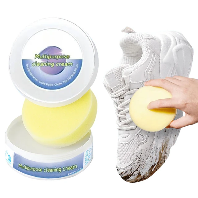 White Shoe Cleaning Cream Multifunctional Cleaning Whitening Maintenance Of  sports Shoes cleaning kit shoe cleaner sneaker clean - AliExpress