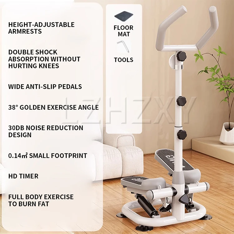 Description Picture 3 of itemHandrail stepper, home treadmill, silent weight loss artifact, in-situ mountain climbing, pedal sports and fitness equipment