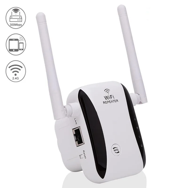 Ripetitore Wifi 300M Single Frequency Wireless Wi-Fi Booster Access Point Wlan Repiter Wifi Range Extender Amplificatore Di Segnale