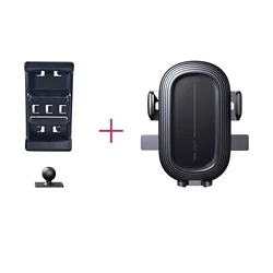 Wireless Charging Magnetic Car Phone Holder with MagSafe Support (Base and holder 2)
