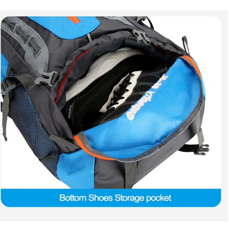 70L Camping Backpack Travel Bag Climbing Men Women Hiking Trekking Bag Outdoor Mountaineering Sports Bags Hydration Luggage Pack 4