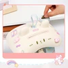 Cute Rabbit Piggy Bank Large Capacity Cash Coin Box DIY Creative With Lock Key Desktop Decoration Toys Gifts for Kids Girls 5