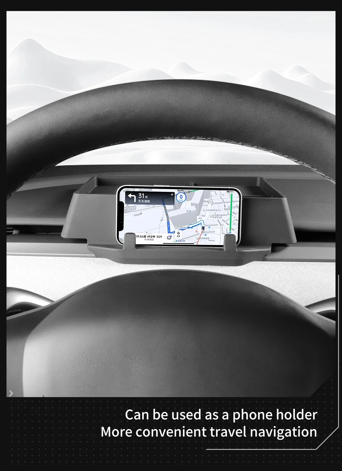 For Tesla Model Y 2021-2023&Model 3 2021-2022 Car Instrument Panel Storage Box D