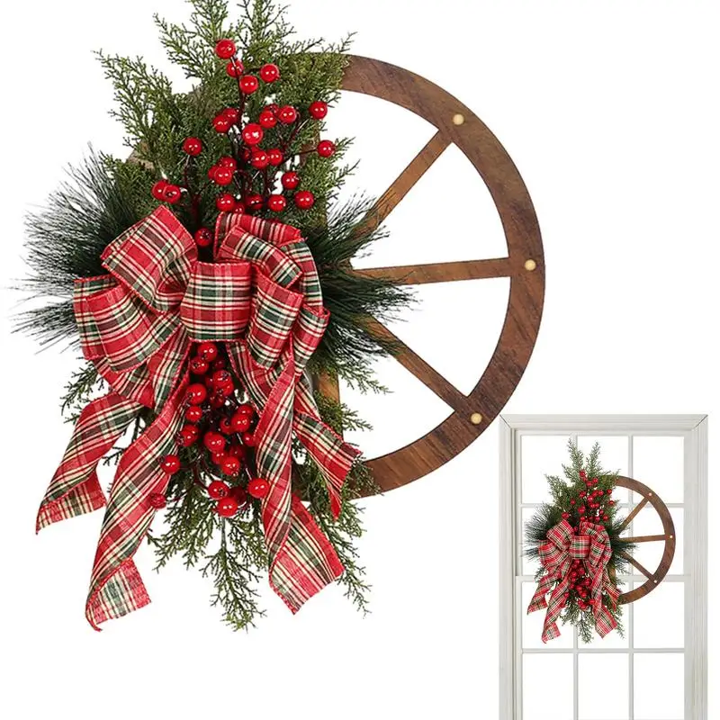 

Christmas Wreath For Window Mixed Red Berry Decor Non Fade Delicate Realistic Thick Christmas Wreath For Front Door Farmhouse