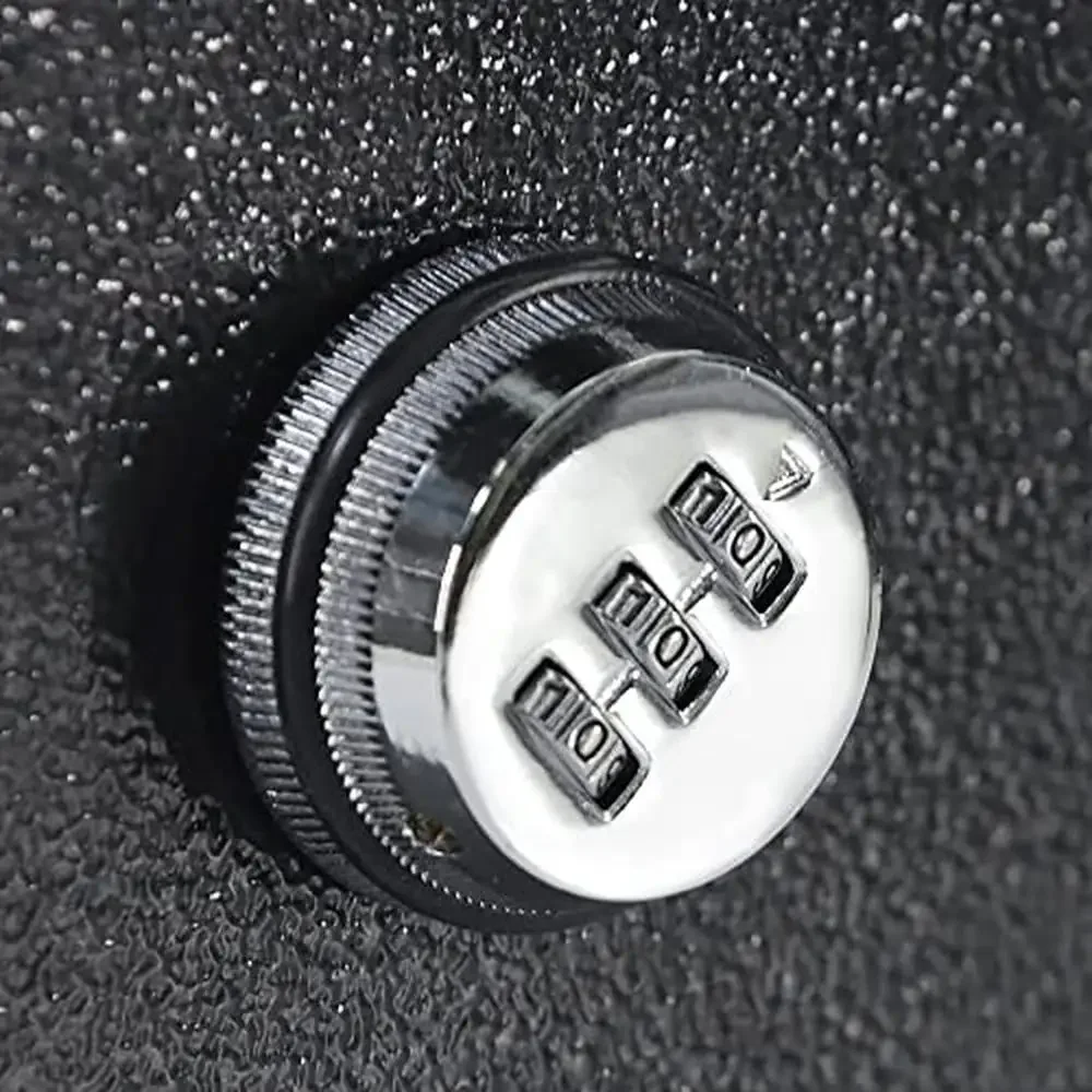 Mail Slot Door Drop Box Combination Lock Adjustable Chute Steel 16.5" x 12.5" x 6" Valuables Deposit Safe House Office Storage