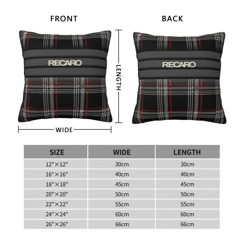 Custom Seat Upholstery Pattern Recaros Pillow Covers Nordic Cushion Cover Square Pillowcase 6