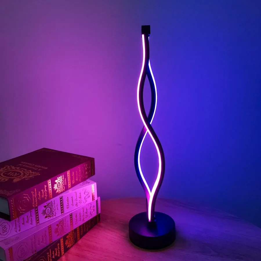 2 Color Adjustable Nordic Lamp Bedroom Bedside Lamp Minimalist Creative Personality Artistic Atmosphere Lamp for Bedroom