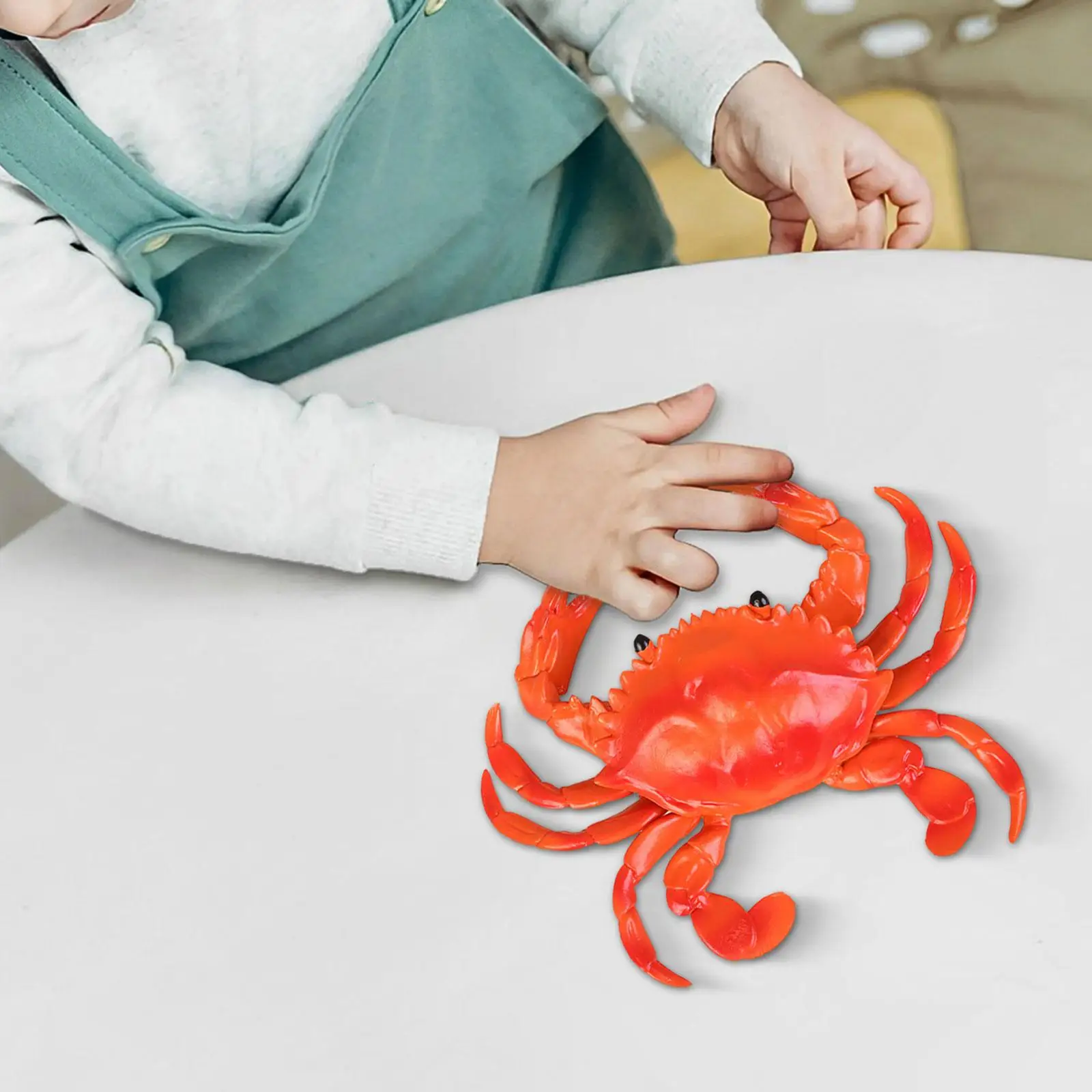 

Realistic Crab Toy Home Decoration Crab Seafood Toy for Children Boy Kids